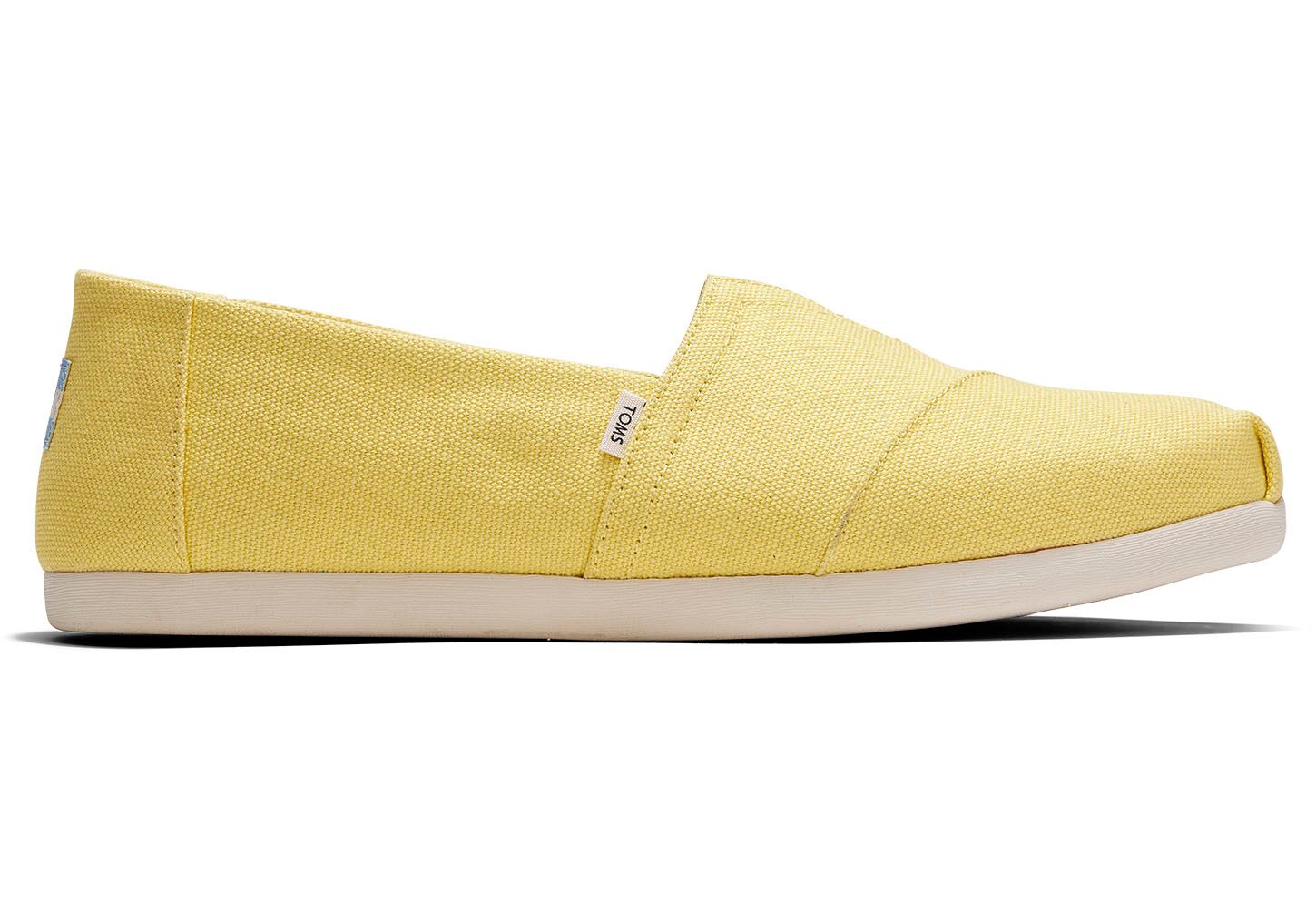 Toms Classics Canvas - Mens Alpargata Espadrilles - Yellow Cream - NZ - 402583JSC